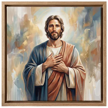 Custom printed framed canvas wall art