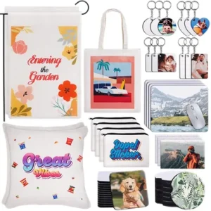 Custom branded kit with sublimation printed products